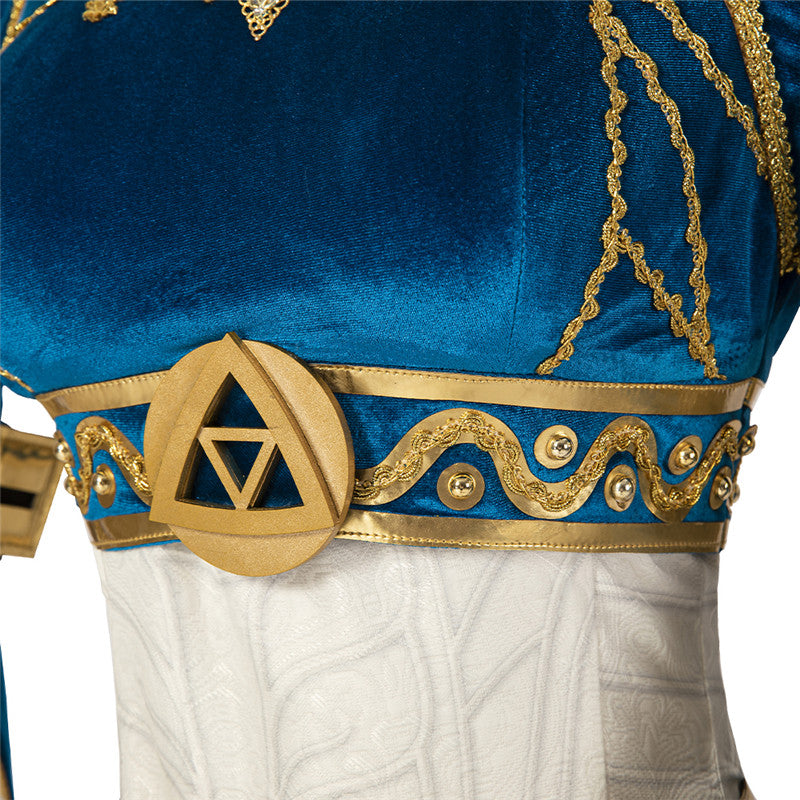 Princess Zelda Costume Dress Zelda Breath Of Wild Princess Cosplay Halloween Carnival Suit