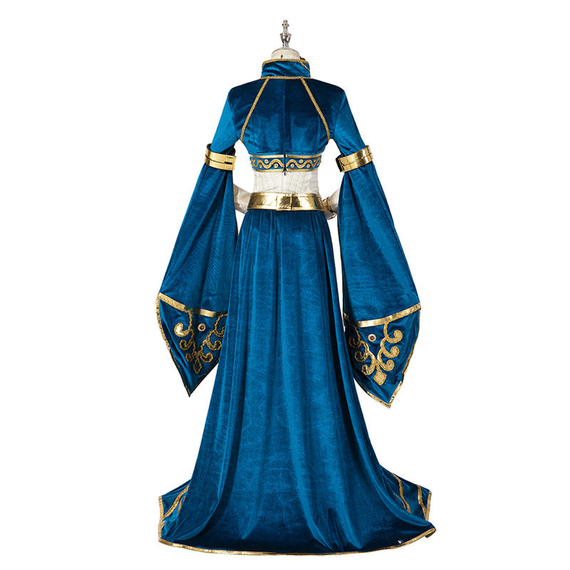 zelda dress Princess Zelda Costume Dress Zelda Breath Of Wild Princess Cosplay Halloween Carnival Suit, S