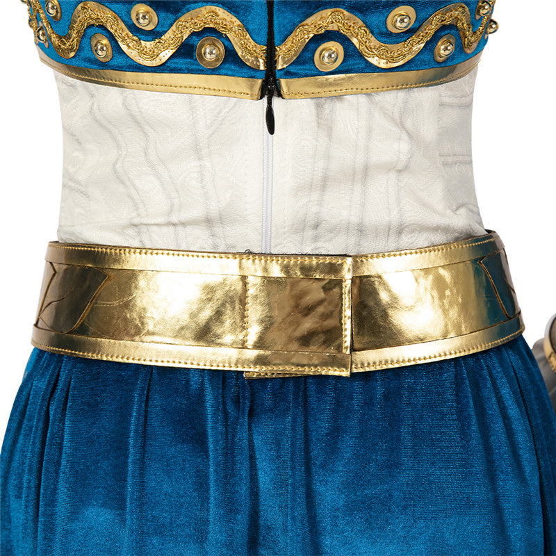 Princess Zelda Costume Dress Zelda Breath Of Wild Princess Cosplay Halloween Carnival Suit