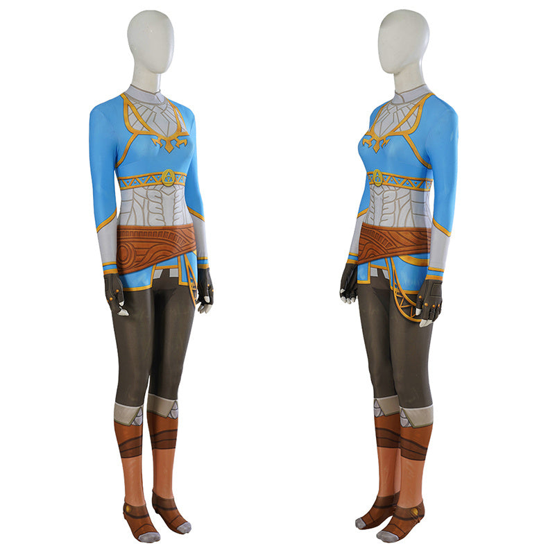 Zelda Tears of The Kingdom Cosplay Princess Zelda Costume Jumpsuit Halloween Carnival Suit