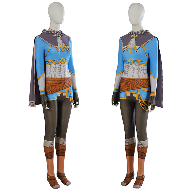 Zelda Tears of The Kingdom Cosplay Princess Zelda Costume Jumpsuit Halloween Carnival Suit