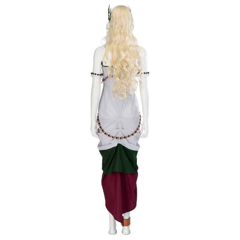 zelda breath of the wild white dress Princess Zelda TOTK Dress Tears of The Kingdom Cosplay Queen Sonia Zel – ACcosplay