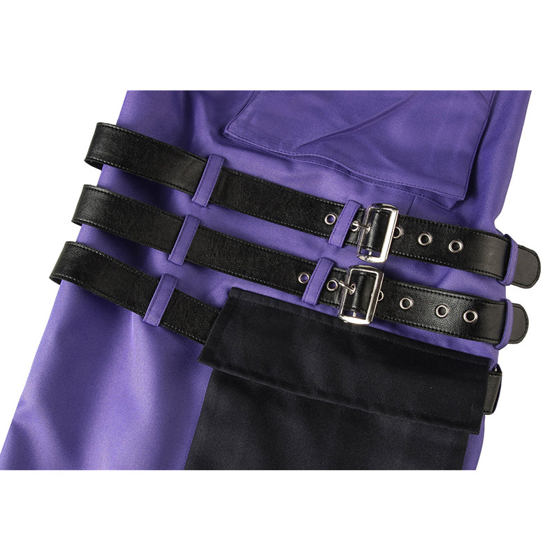 Riku Cosplay Kingdom Heart 3 Halloween Costume Mens Purple Anime Uniform