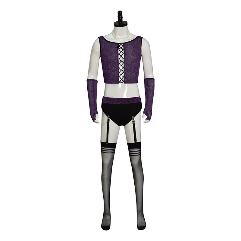The Rocky Horror Picture Show Cosplay Costume Dr Frank-N-Furter Dress Halloween Suit