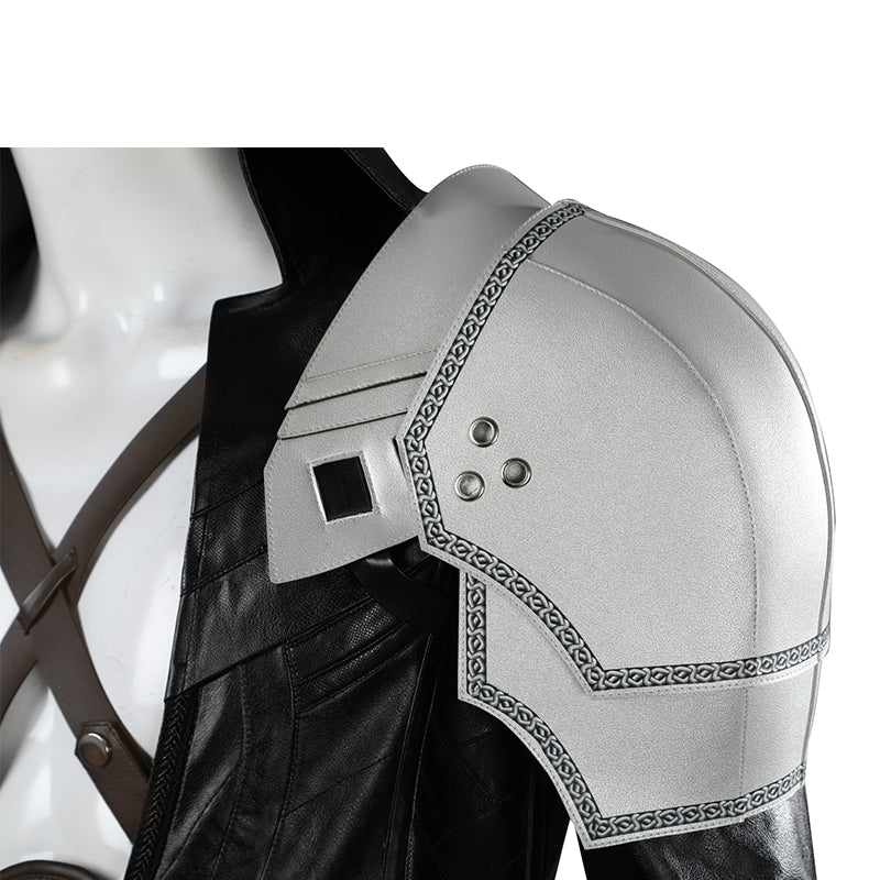 Personnage d'anime, cloud strife, Final Fantasy VII, portant une armure Personnage d'anime, cloud strife, Final Fantasy VII, portant une armure