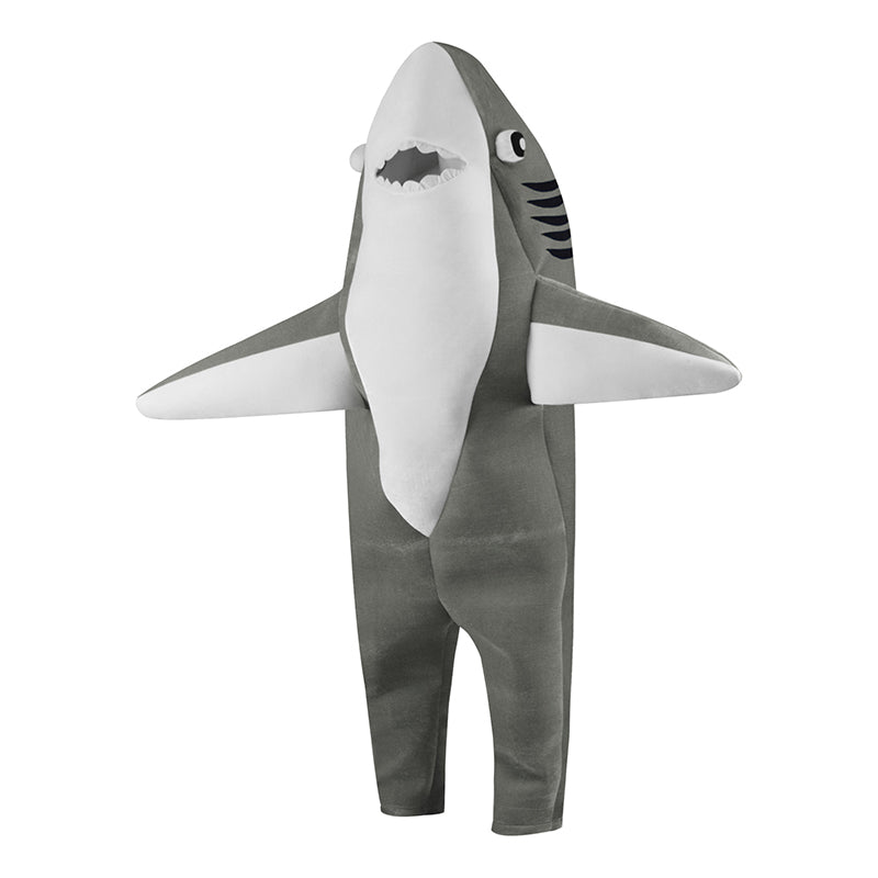 Shark Costume Adult Shark Onesie Shark Funny Fleece Jumpsuit Halloween Carnival Suit