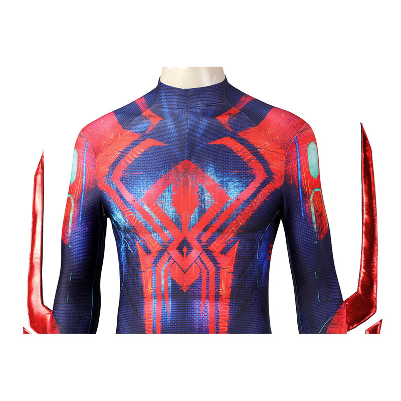 SPIDER MAN Across the Spider-Verse Spider-man 2099 Cosplay Costume Jumpsuit