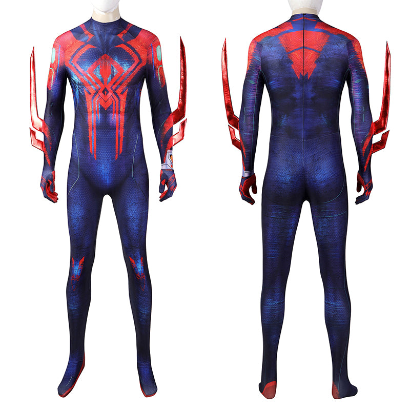 SPIDER MAN Across the Spider-Verse Spider-man 2099 Cosplay Costume Jumpsuit