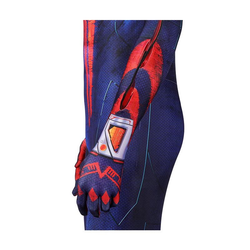 SPIDER MAN Across the Spider-Verse Spider-man 2099 Cosplay Costume Jumpsuit