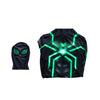 Spider-man PS4 Big Time Cosplay Costume Spider Man Stealth Suit Jumpsuit
