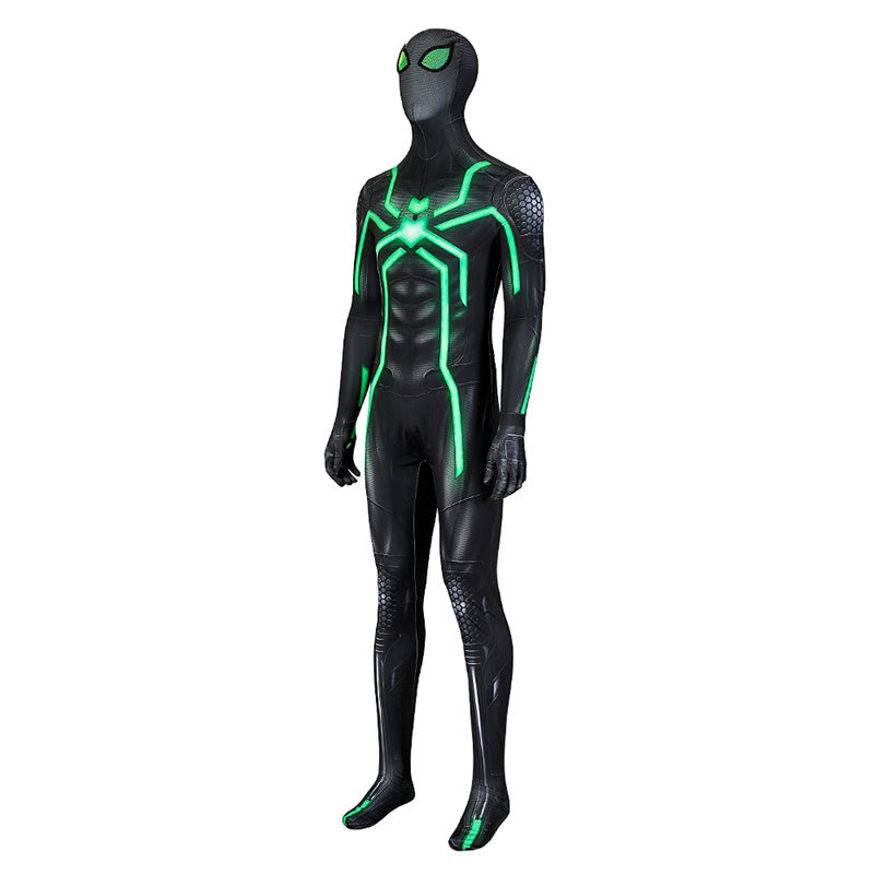 Spider-man PS4 Big Time Cosplay Costume Spider Man Stealth Suit Jumpsuit