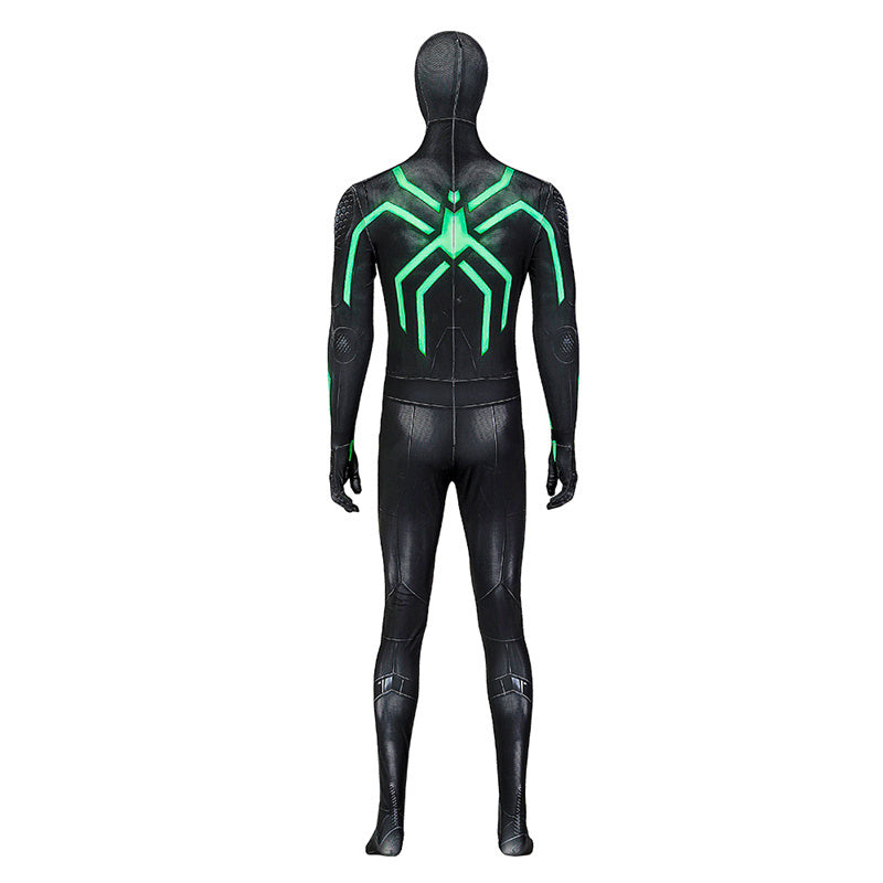 Spider-man PS4 Big Time Cosplay Costume Spider Man Stealth Suit Jumpsuit