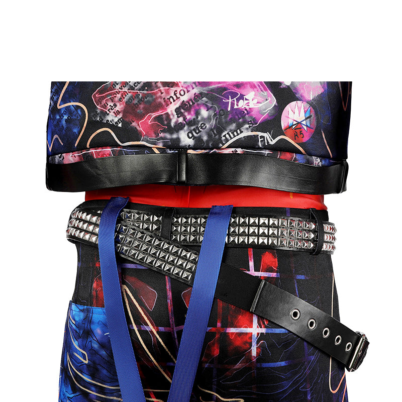 Spider-Man: Across the Spider-Verse Cosplay Hobie Brown Spider-Punk Costume Outfit