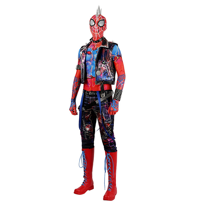 Spider-Man: Across the Spider-Verse Cosplay Hobie Brown Spider-Punk Costume Outfit
