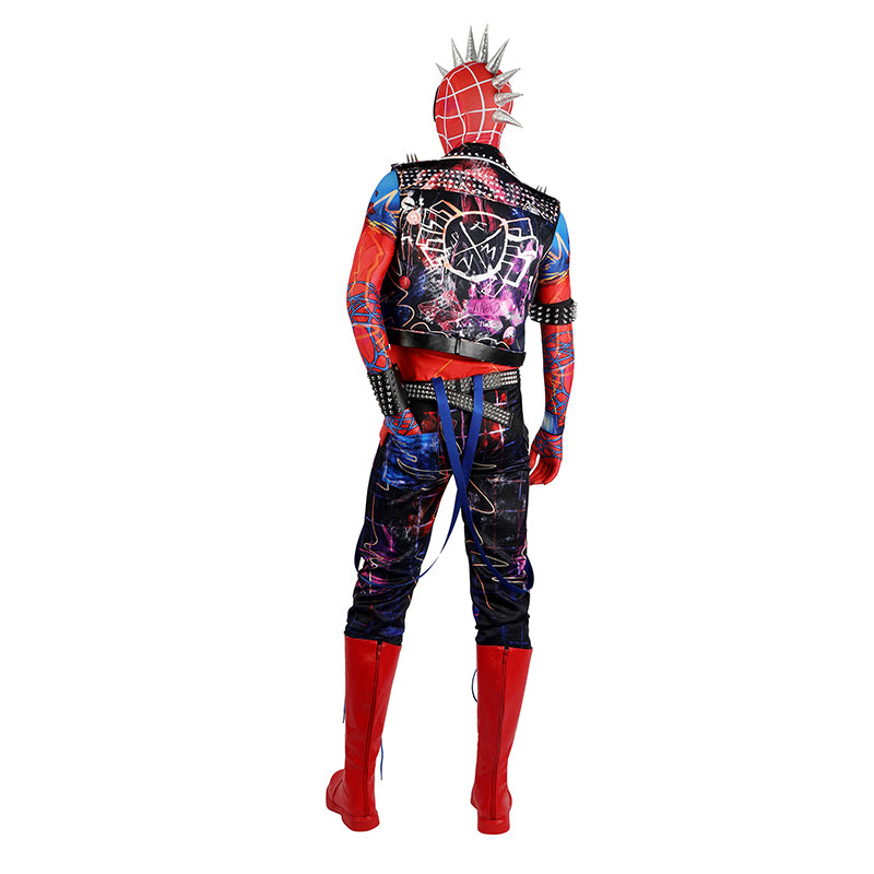 Spider-Man: Across the Spider-Verse Cosplay Hobie Brown Spider-Punk Costume Outfit