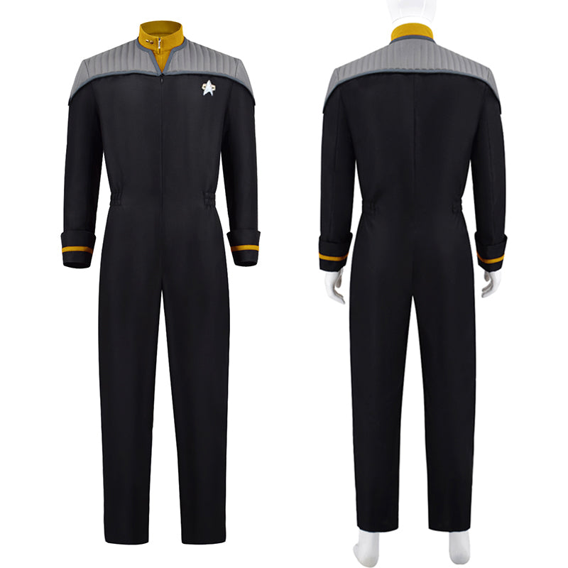 Star Trek: Resurgence Cosplay Costume Starfleet Commander Uniform Halloween Outfit Yellow Shirt Version