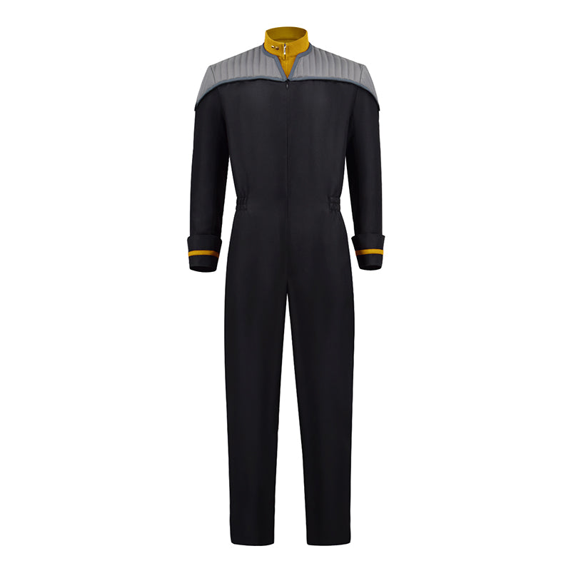 Star Trek: Resurgence Cosplay Costume Starfleet Commander Uniform Halloween Outfit Yellow Shirt Version