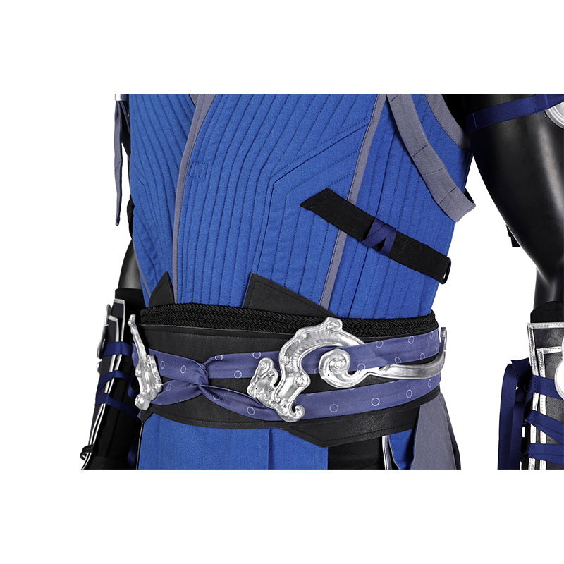 Mortal Kombat 1 Cosplay MK1 Sub-Zero Blue Costume Halloween Carnival Suit