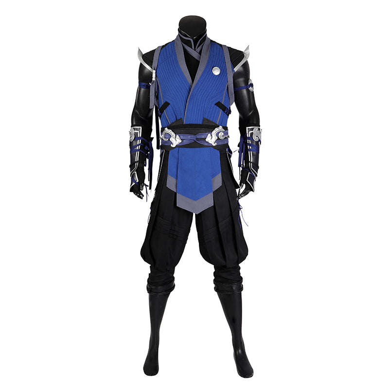 Mortal Kombat 1 Cosplay MK1 Sub-Zero Blue Costume Halloween Carnival Suit