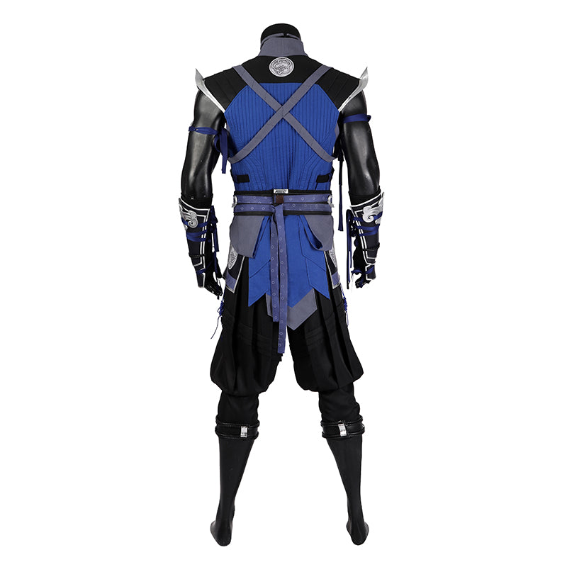 Mortal Kombat 1 Cosplay MK1 Sub-Zero Blue Costume Halloween Carnival Suit