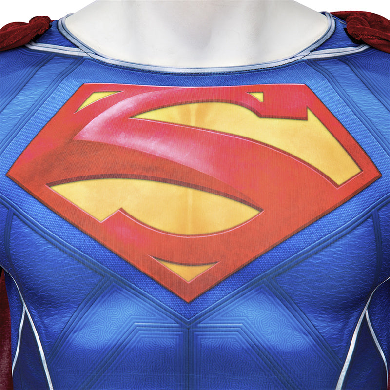Suicide Squad: Kill the Justice League Superman Cosplay Costume Evil Superman Jumpsuit