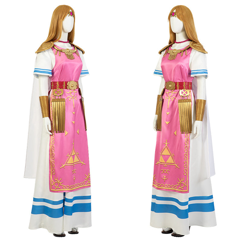 SSBM Princess Zelda Cosplay Super Smash Bros. Melee Zelda Costume Halloween Carnival Suit