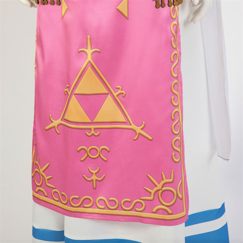 SSBM Princess Zelda Cosplay Super Smash Bros. Melee Zelda Costume Halloween Carnival Suit