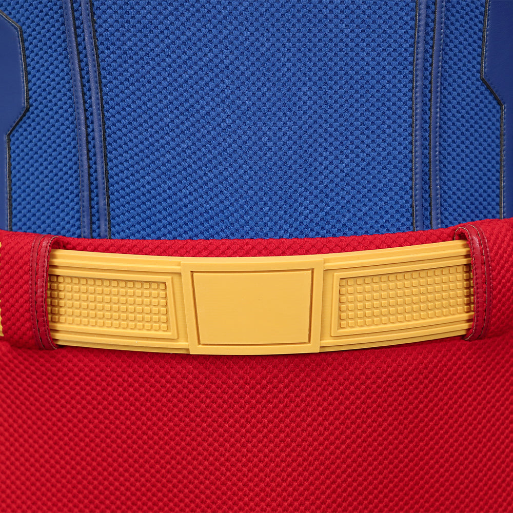 Superman Cosplay Costume Superhero Superman Clark Kent Jumpsuit Cape Suit