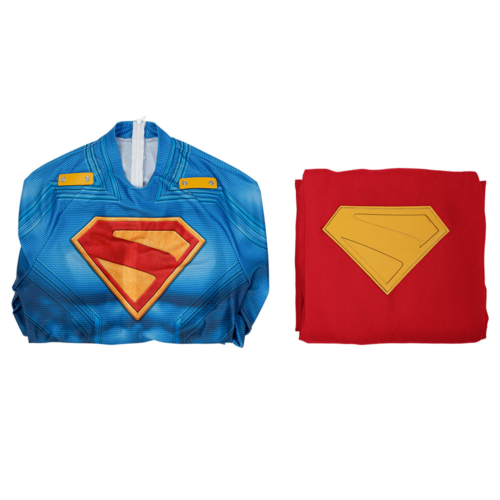 Superman Cosplay Superman Costume Superhero Jumpsuit With Cape 2025 Printed ACcosplay