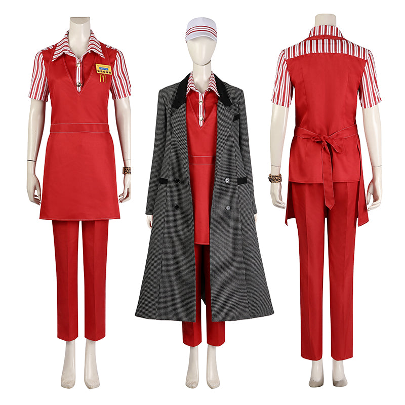 Sylvie Variant Cosplay Costume Loki Season 2 Sylvie Classic Red Uniform Halloween Outfit