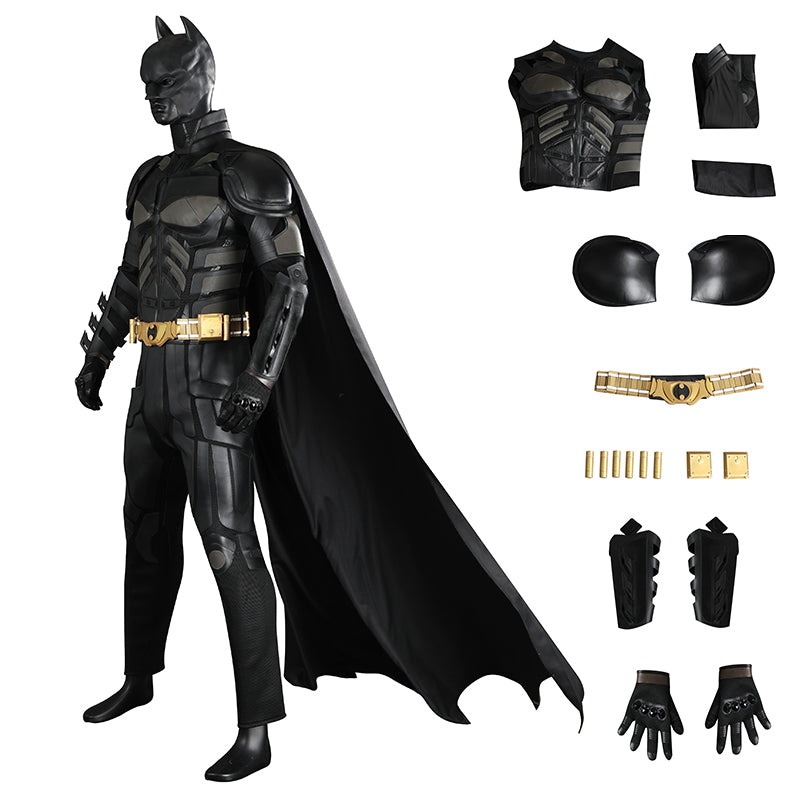 The Dark Knight Batman Cosplay Costume Batman Bruce Wayne Jumpsuit Cap the-dark-knight-batman-cosplay-costume-batman-bruce-wayne-jumpsuit-cap