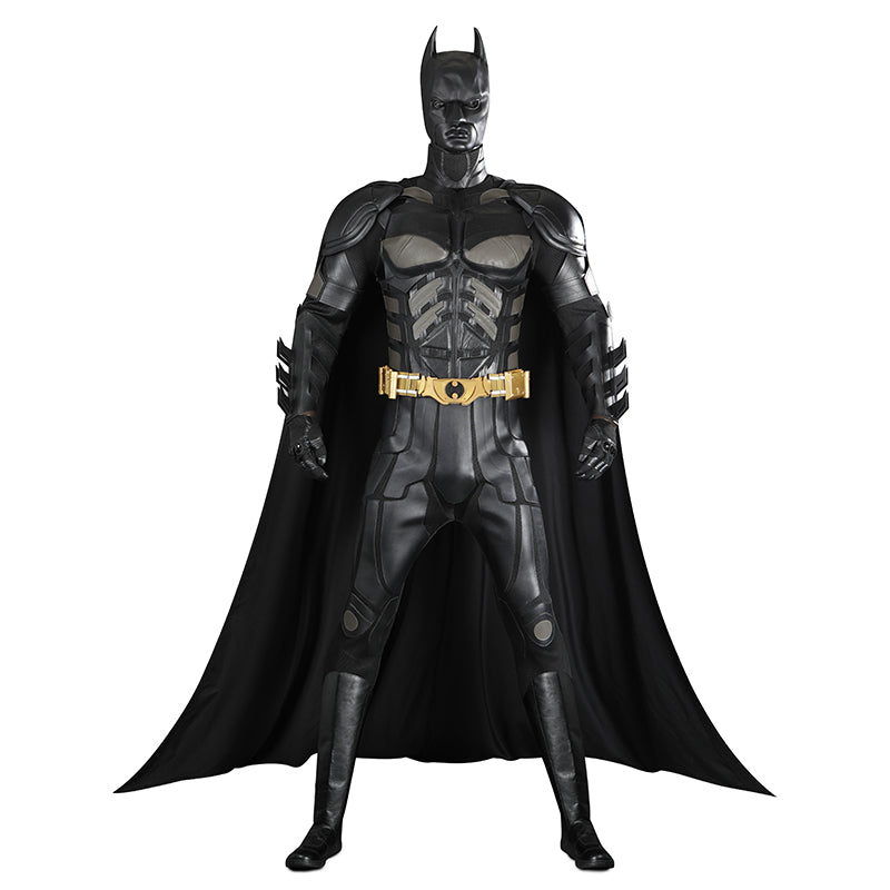 The Dark Knight Batman Cosplay Costume Batman Bruce Wayne Jumpsuit Cape Outfit