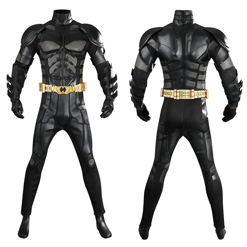 The Dark Knight Batman Cosplay Costume Batman Bruce Wayne Jumpsuit Cape Outfit