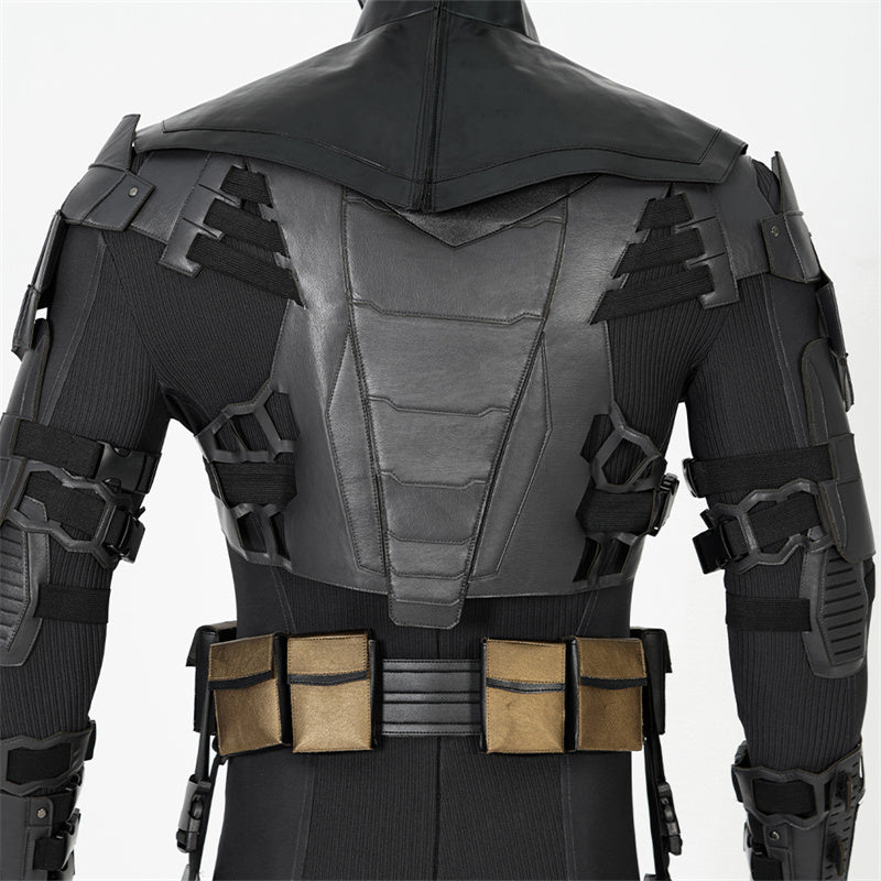 The Flash Movie Batman Cosplay Costume Superhero Batman Jumpsuit Cloak Halloween Party Suit