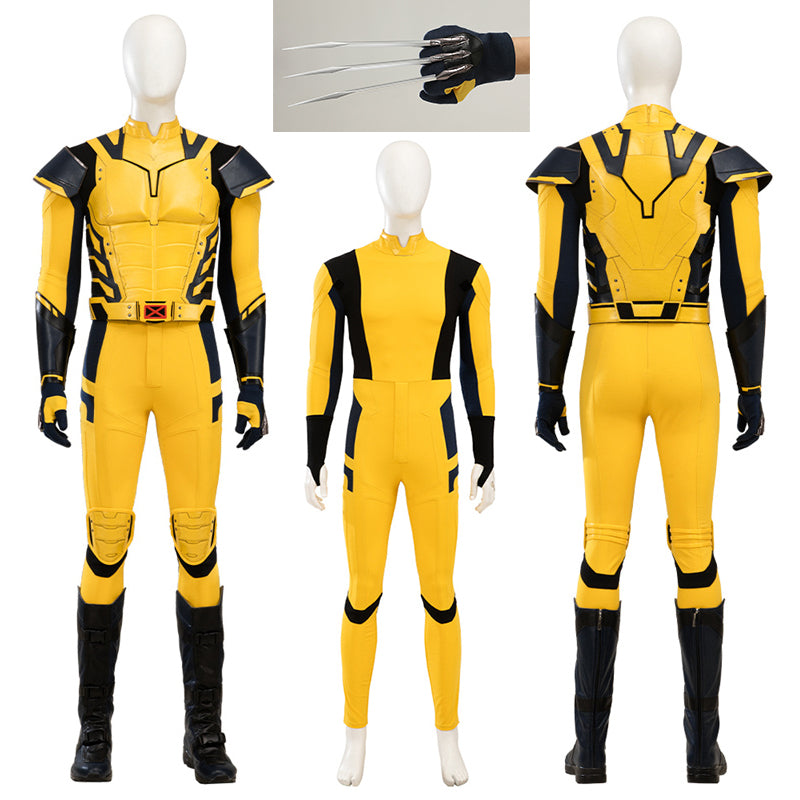 Deadpool 3 The Wolverine Cosplay Costume Superhero James Howlett Outfit Halloween Carnival Suit