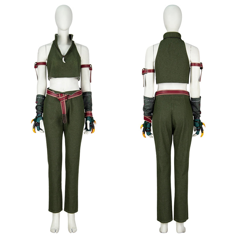 FF9 Tifa Lockhart Cosplay Final Fantasy Ever Crisis Costume Halloween Carnival Suit