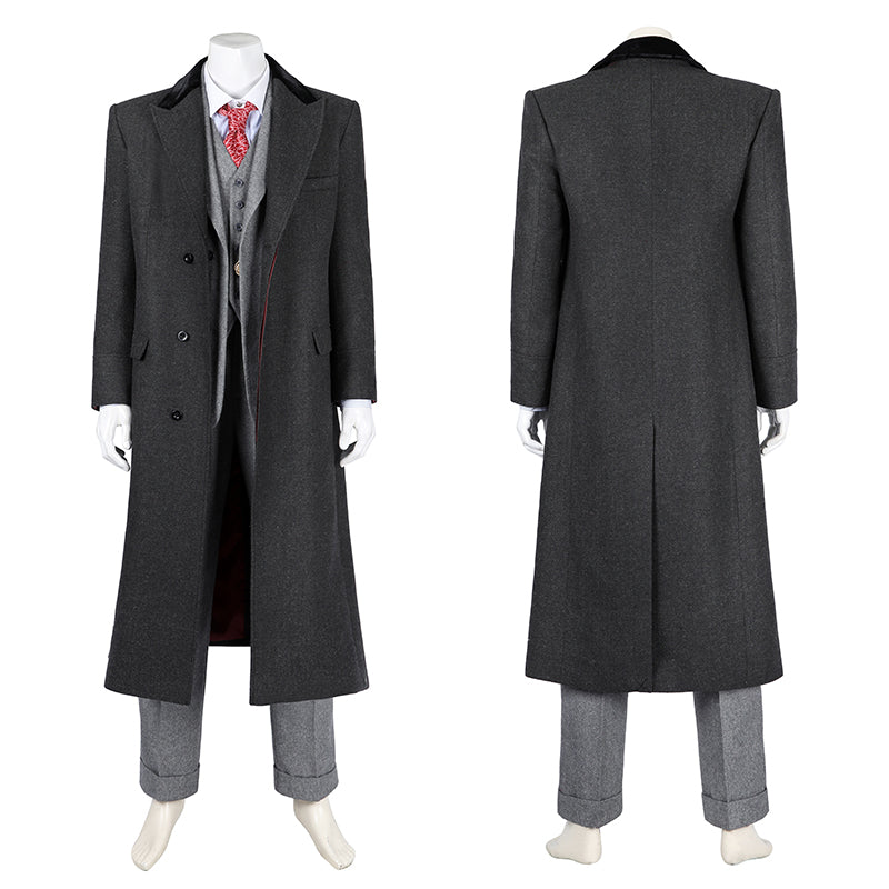 Tommy Shelby Costume Peaky Blinders S6 Tommy Cosplay Coat Outfit Halloween Carnival Suit