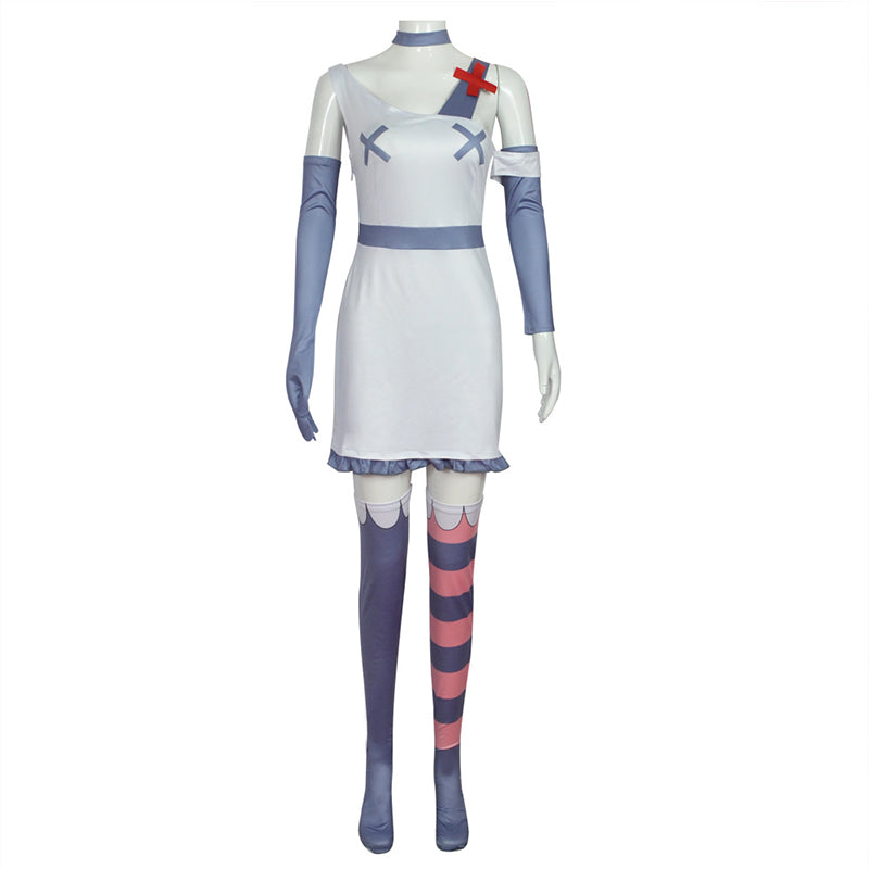 Hazbin Hotel Vaggie Cosplay Costume Anime Vaggie Uniform Halloween Carnival Suit
