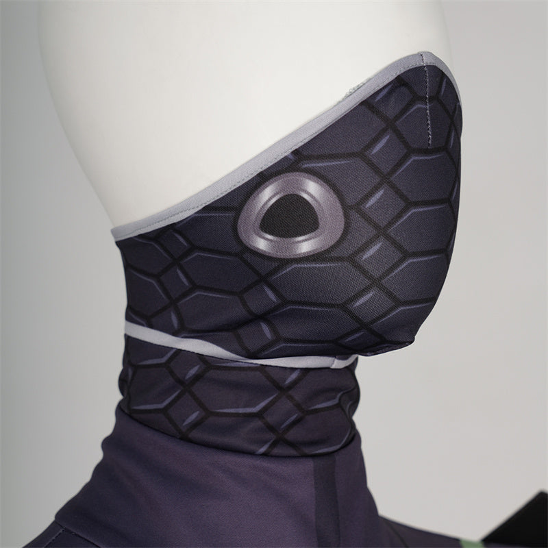 Game Valorant Cosplay Hero Viper Costume Jumpsuit Romper Suit Halloween Outfit