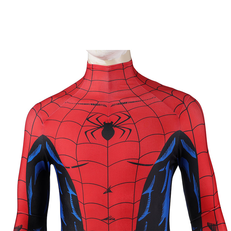 Spider-Man Ps5 Cosplay Costume Spider-man Vintage Comic Book Suit Jumpsuit Mask