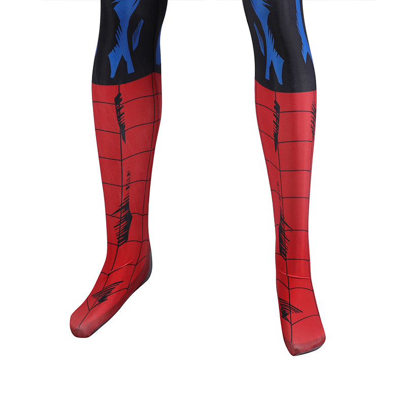 Spider-Man Ps5 Cosplay Costume Spider-man Vintage Comic Book Suit Jumpsuit Mask