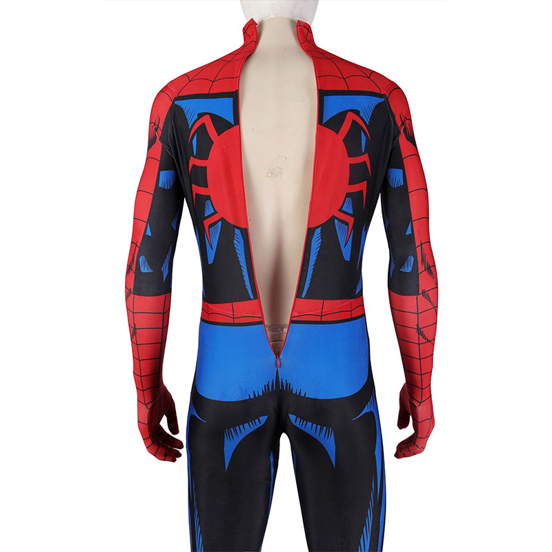 Spider-Man Ps5 Cosplay Costume Spider-man Vintage Comic Book Suit Jumpsuit Mask