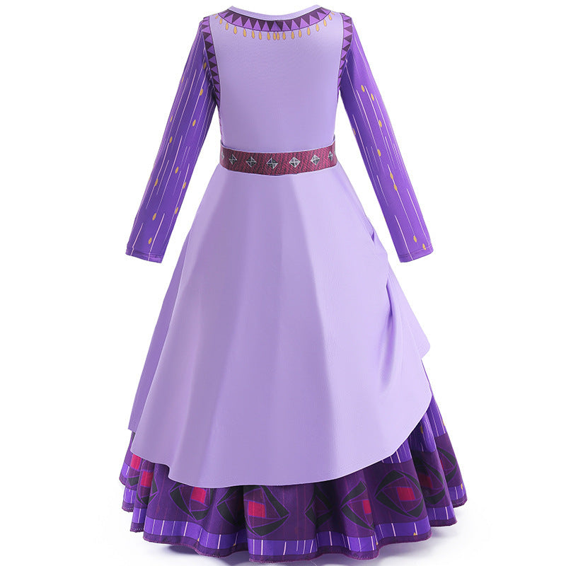 Wish Asha Cosplay 2023 Wish Princess Asha Costume Dress Christmas Party Suit