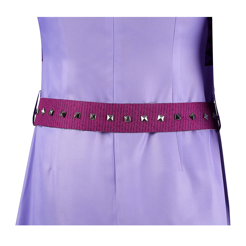 2023 Movie Wish Asha Cosplay Costume Dress Halloween Party Suit