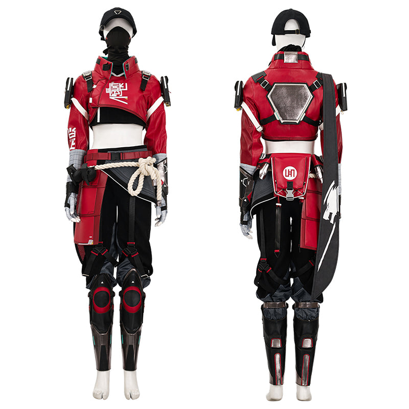 Street Smart Wraith Cosplay Game Apex Legends Costume Halloween Party Suit