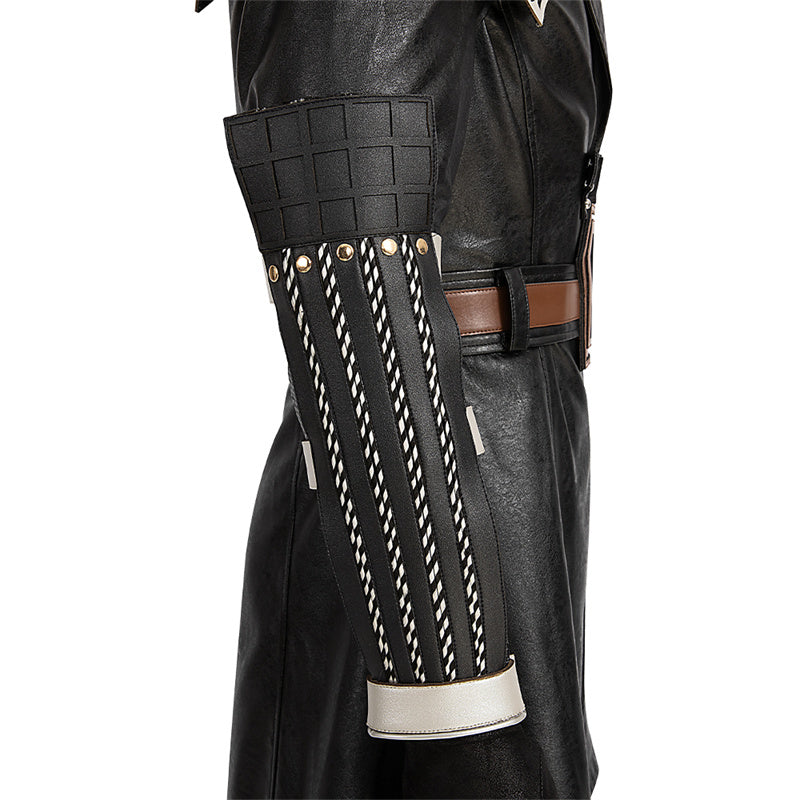 FF7EC Young Sephiroth Cosplay Costumes Final Fantasy VII Ever Crisis Leather Suit