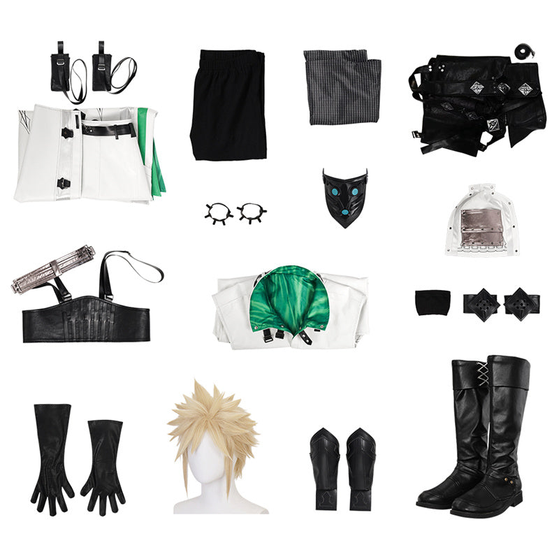 Youth Cloud Strife Suit Final Fantasy VII Lifestream Cosplay Costumes Halloween outfit