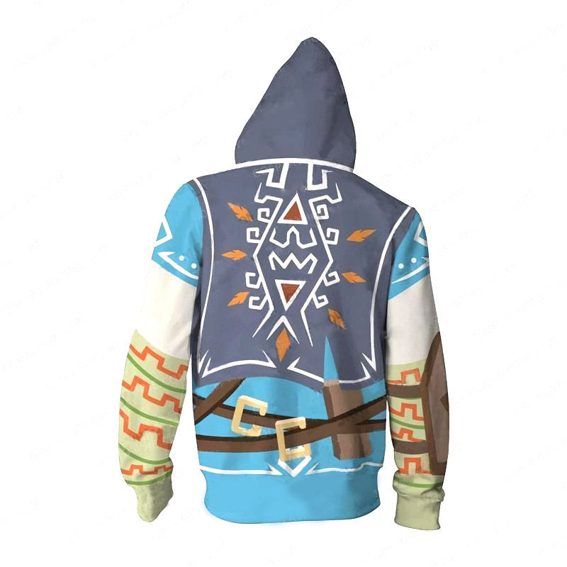The Legend of Zelda: Tears of the Kingdom Cosplay Zelda Hoodie Sweatshirt Jacket