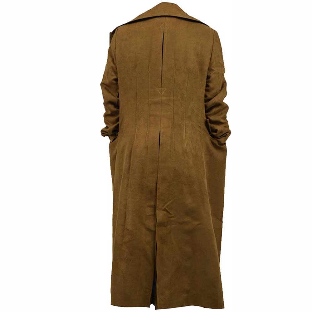 Doctor Who Cosplay Kids 10th Tenth Doctor Suede Trench Coat Children Halloween Costumes