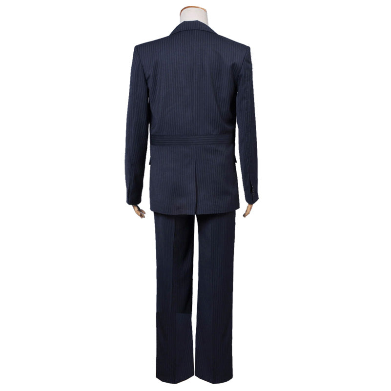 Doctor Who 10th Doctor Cosplay Costume Tenth Doctor Coat Blue Wool Trousers Suit